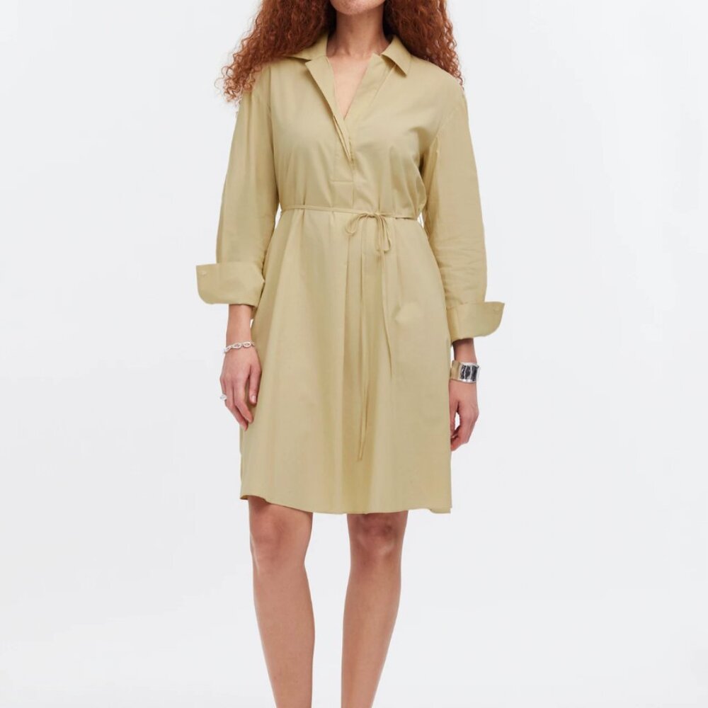 NWT Madewell Belted Mini Shirtdress